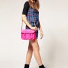 Cambridge Satchel Company Exclusive To Asos 11 Pink Fluro Cracked Leather Satchel in Pink - Lyst