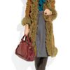 Gucci Belted Shearling Coat in Brown (tobacco) - Lyst