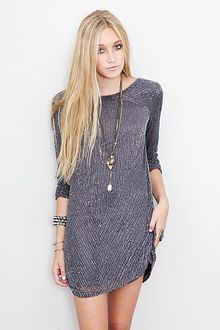 Parker Three Quarter Sleeve Dress - Lyst