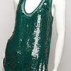 Stella Mccartney Sequin Tank in Green - Lyst