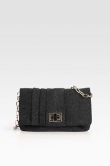 Anya Hindmarch Roslyn Crystal Suede Clutch - Lyst