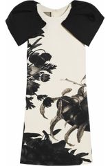 Giambattista Valli Floral-print Wool-crepe Dress