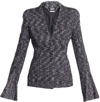 Alexander McQueen Fancy Boucle Tweed Jacket - Lyst