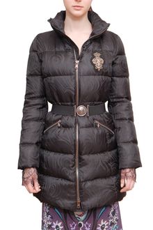 Emilio Pucci Jaquard Print Long Down Jacket - Lyst