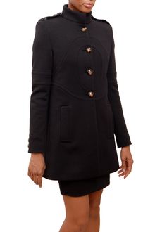 Emilio Pucci Coat with Golden Buttons - Lyst