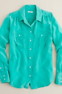 J.Crew Blythe Blouse in Silk - Lyst
