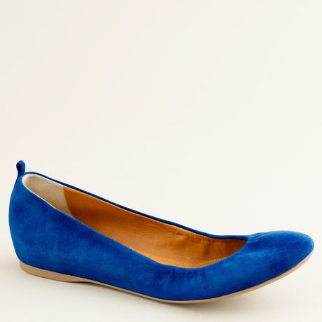 sapphire blue flats