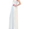 Lanvin Long Dress with Strass Embroidery in White - Lyst