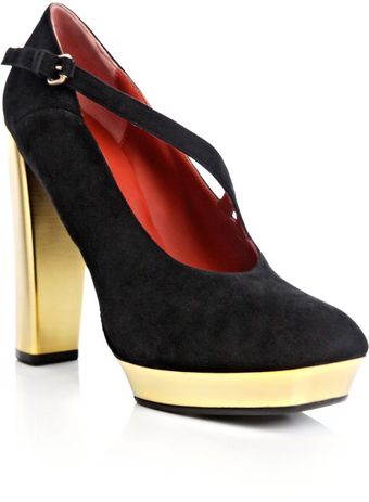 Marc By Marc Jacobs Suede Contrast Shoes - Lyst