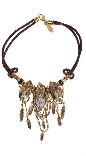 Roberto Cavalli Rapacious Bird Necklace - Lyst