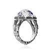Stephen Webster Mini Urchin Crystal Haze Ring in Silver (white) - Lyst