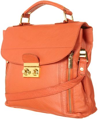 Topshop Leather Satchel - Lyst