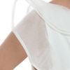 Valentino Long Dress with Belt and Lateral Frill Details in White - Lyst