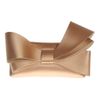 Valentino Satin Clutch with Bow in Gold - Lyst