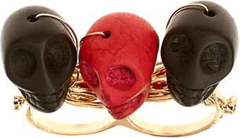 ASOS Collection Asos Skull Knuckleduster Ring - Lyst