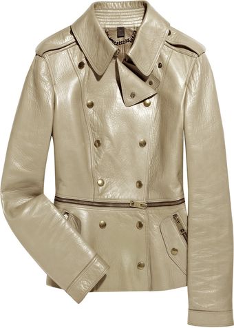 Burberry Prorsum Zipped Nappa Leather Jacket - Lyst
