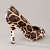Dolce & Gabbana Peep Toe Pump in Animal (nude) - Lyst