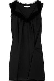 Vanessa Bruno Lace-detailed Cotton and Wool-blend Tunic Dress - Lyst