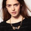 Asos Collection Asos Hands Holding Stone Collar Necklace in Gold - Lyst