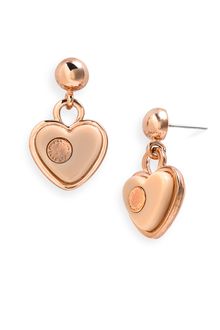Marc By Marc Jacobs Big Charms Heart Drop Earrings - Lyst
