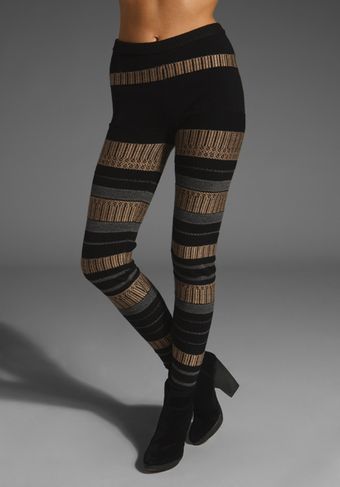 Edun Jacquard Sweater Leggings - Lyst