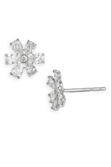 Kwiat Floral Stud Diamond Earrings - Lyst