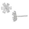 Kwiat Floral Stud Diamond Earrings in White (white gold) - Lyst