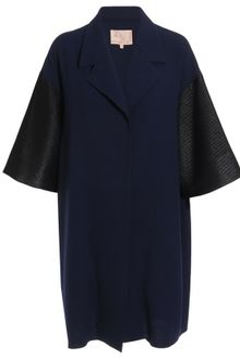 Roksanda Ilincic Wool-crepe Swing Coat - Lyst