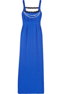 Alice By Temperley Long Masai Embellished Crepe Maxi Dress - Lyst