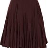 Hussein Chalayan Gathered Wooljersey Skirt in Purple (burgundy) - Lyst