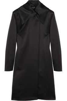 Ralph Lauren Black Label Carson Heavyweight Satin Coat - Lyst