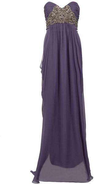 Marchesa Embroidered Bodice Gown - Lyst