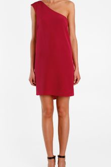 Tibi Heavy Washed Silk One Shoulder Dress - Lyst