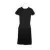Alaïa Fitted Knit Dress in Virgin Wool and Polyester in Black - Lyst