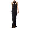Alexander Mcqueen Halter Bandage Dress in Black - Lyst
