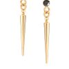 Asos Collection Asos Spike Drop Earrings in Gold (grey) - Lyst