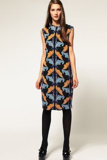 ASOS Collection Asos Printed Shift Dress - Lyst