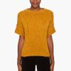 Carven Short Sleeve Sweater in Yellow (mustard) - Lyst