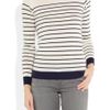 Crumpet Sparkle Striped Cashmere Sweater in Blue - Lyst