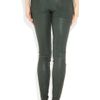Current/elliott The Ankle Skinny Stretchleather Pants in Green (emerald) - Lyst