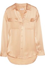 Equipment Signature Silk-satin Shirt