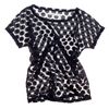 Madewell Sheer Shapes Tee in Black (true black) - Lyst