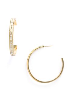 Marc By Marc Jacobs Classic Marc Hoop Earrings - Lyst