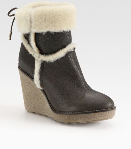 moncler zannie wedge boots