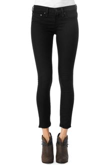 Rag & Bone Zipper Capri - Midnight - Lyst