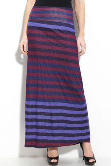 Splendid Stripe Maxi Skirt - Lyst