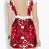 Tibi Cream Rococo Print Cap Sleeve Dress in Beige (cream) - Lyst