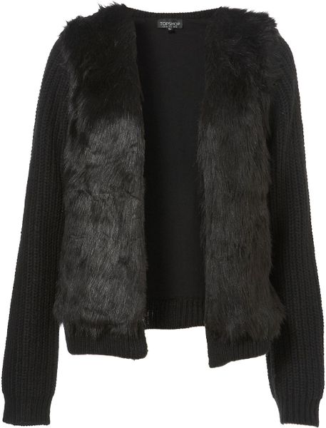 Recent Products Shop Black Faux Fur Sleeveless Cable Knit Gilet at Yours Clothing. Discover plus size fashion in size