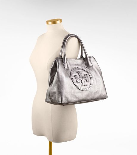 tory burch stacked logo tote