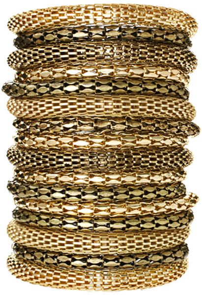 Asos Collection Asos Xl Metal Bracelet Pack in Gold - Lyst